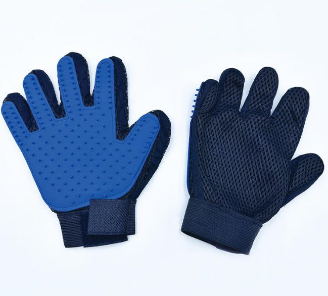 Pet grooming glove style A detail image